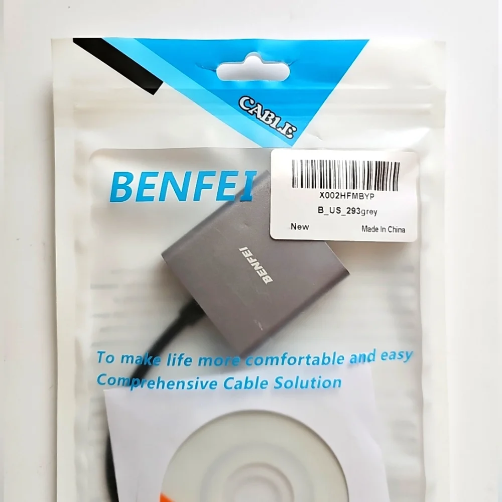 BENFEI USB 3.0 to VGA Adapter, USB 3.0 to VGA Male to Female Adapter for Windows